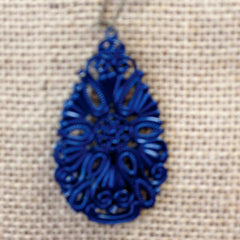 Marine Indu Metal Filigree Earring