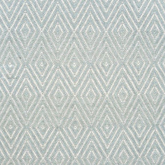 Lt Blue/Ivory Diamond Indoor/Outdoor Rug