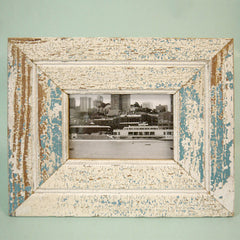 4x6 Salvaged Beadboard Frame-Cream