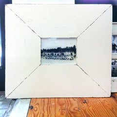 8x10 Salvaged Molding Frame - White 1